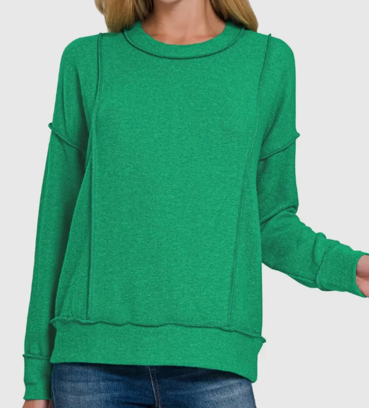 Green zenana sweater