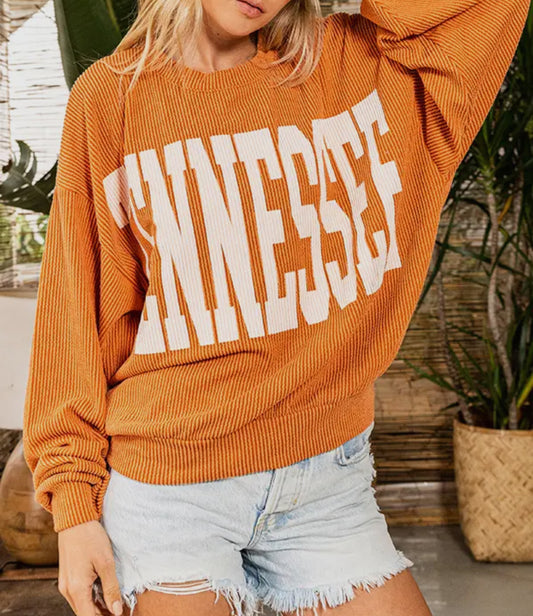 Ribbed TN sweatshirt Spice