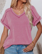 Ribbed tee