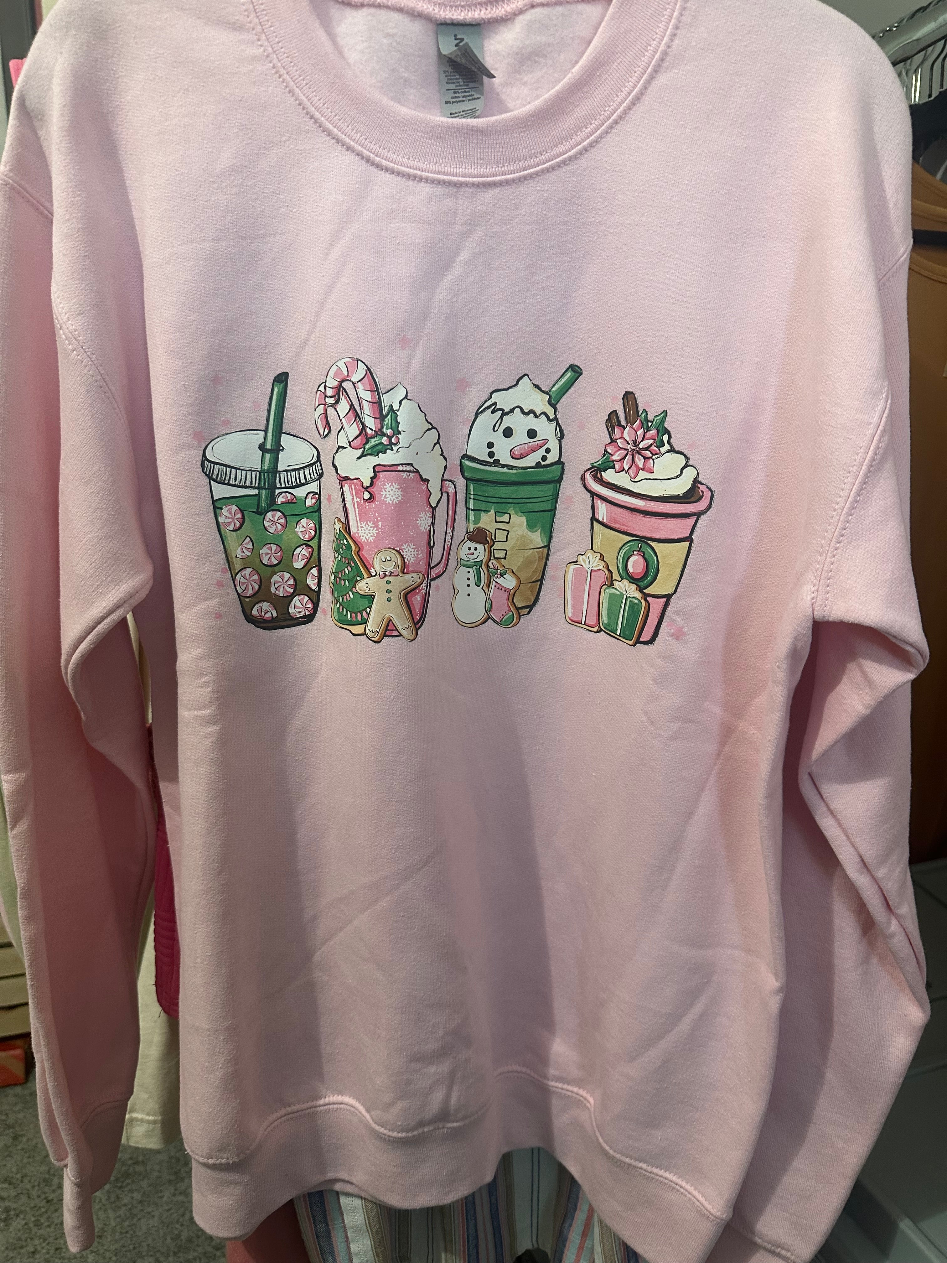 Christmas latte sweatshirt