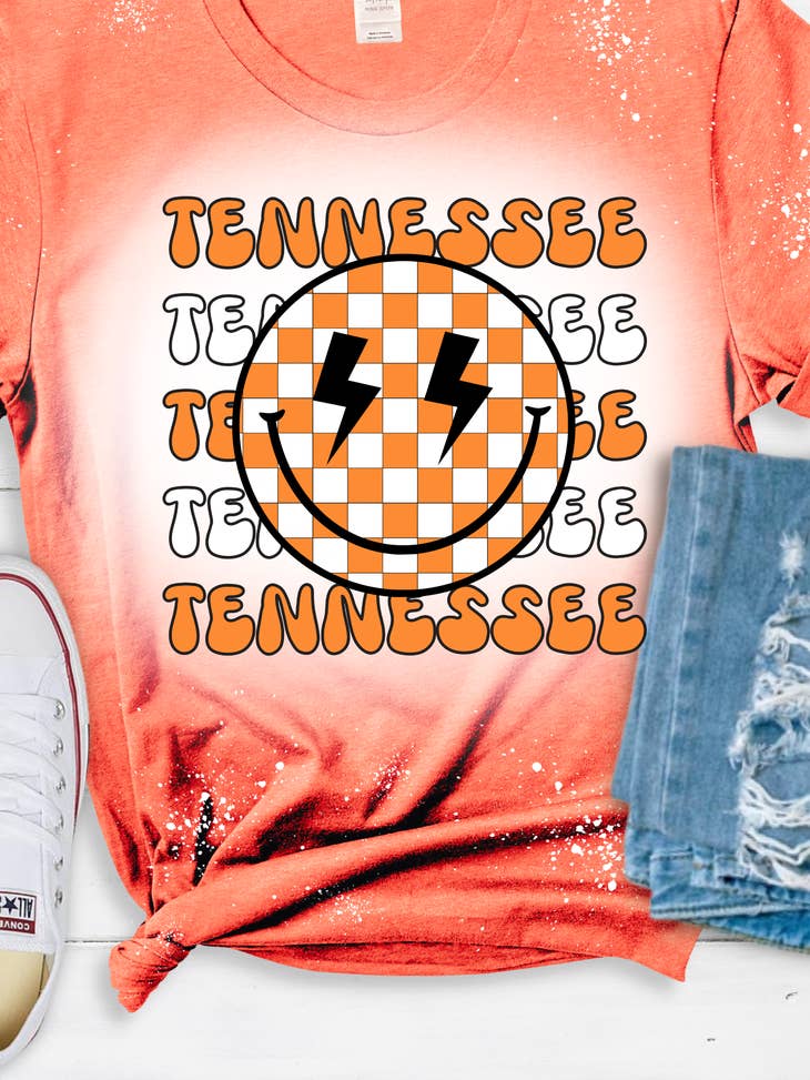 Tennessee Checkered Smiley T-Shirt