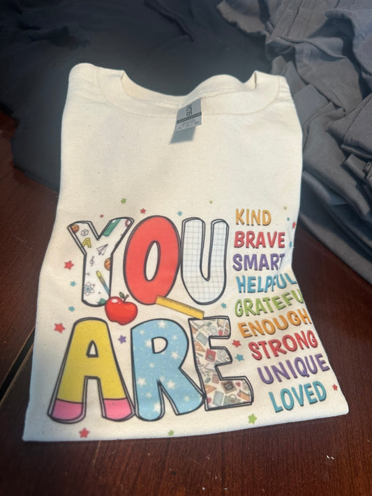 You Are kids tee