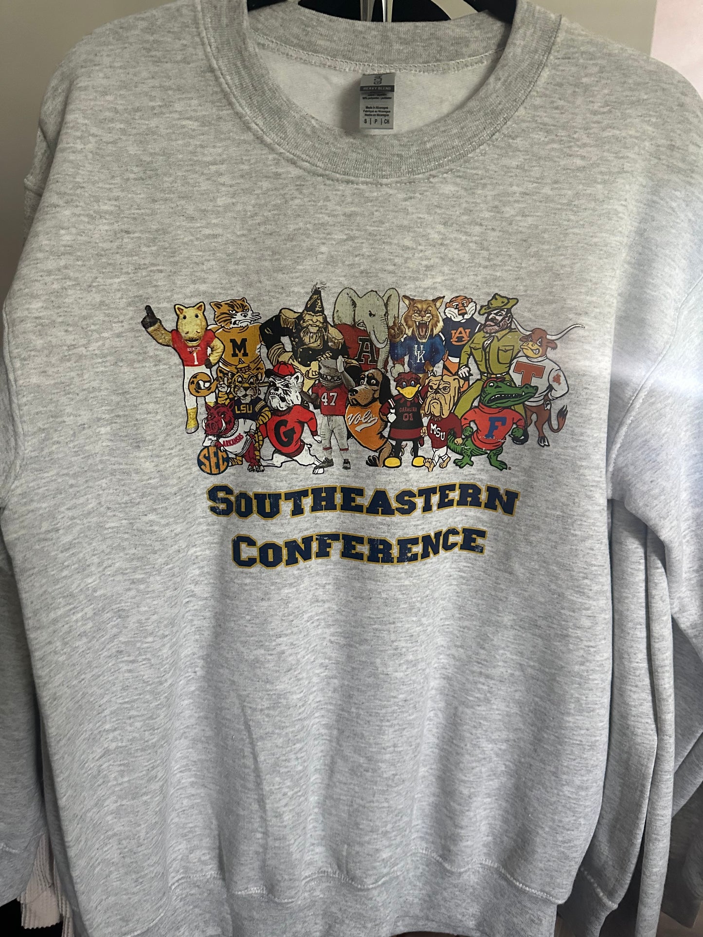 New SEC conference sweatshirt