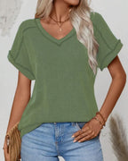 Ribbed tee