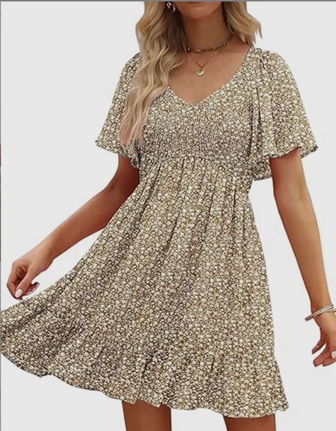 Khaki women’s dress