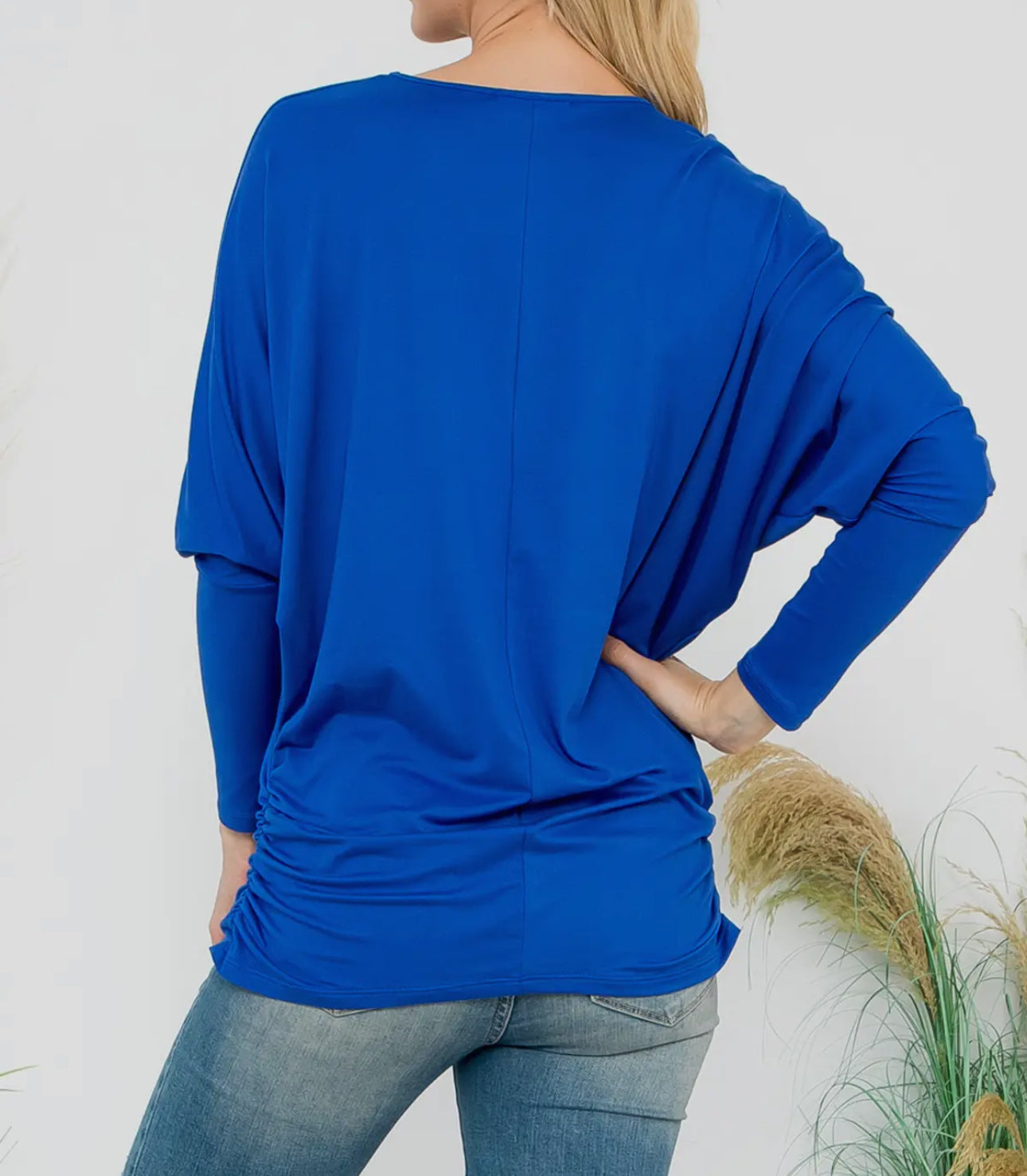 Long sleeve dolman top