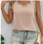 Ruffled tank