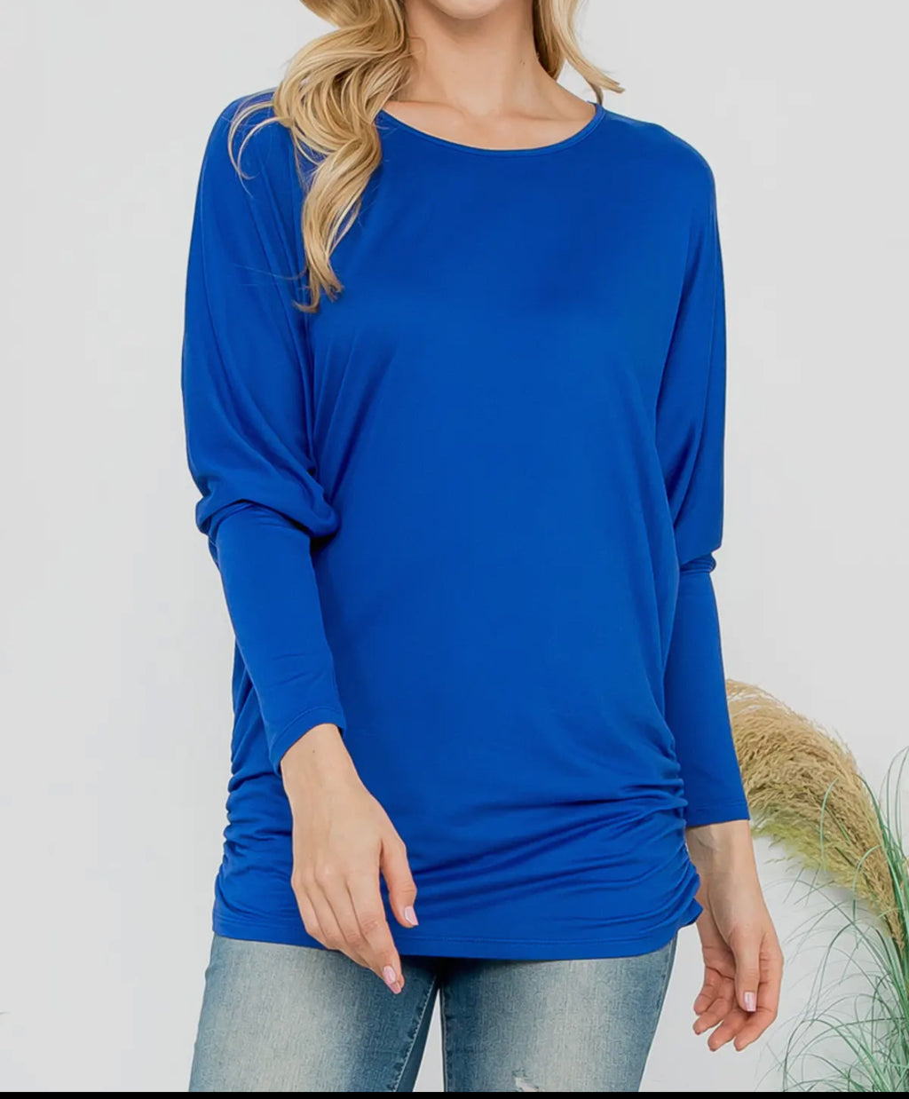 Long sleeve dolman top