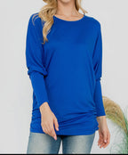 Long sleeve dolman top
