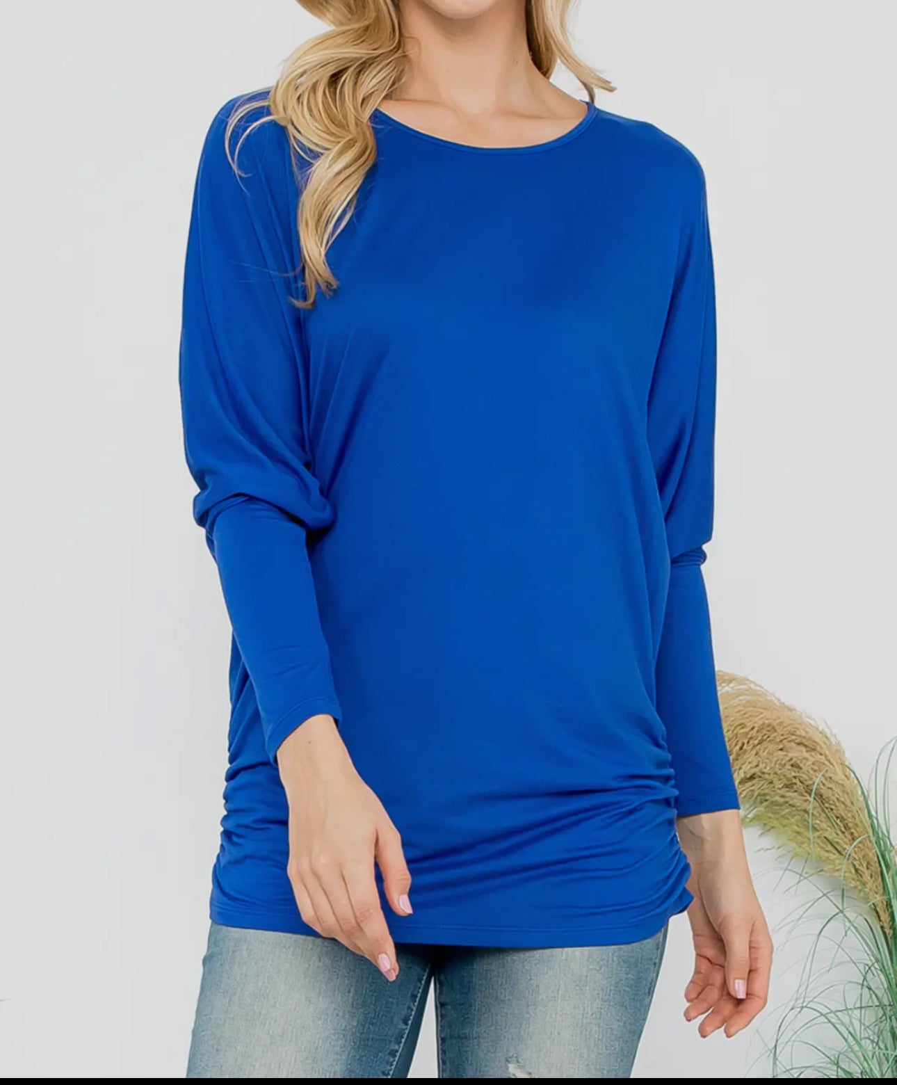Long sleeve dolman top