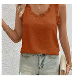 Ruffled tank