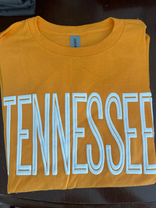 Tennessee puff youth tee orange