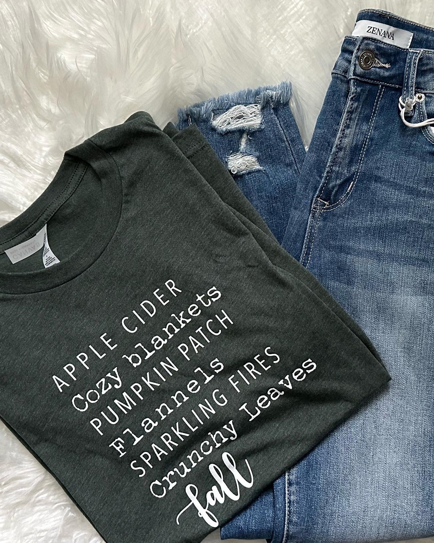 Fall words Graphic tee